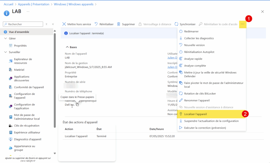 Comment activer facilement la localisation d’un PC Windows avec Intune 19