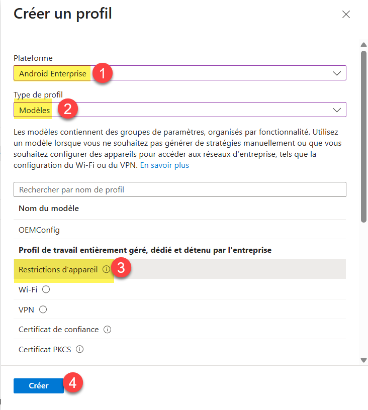 bloquer l’itinérance des données mobiles avec Microsoft Intune_04