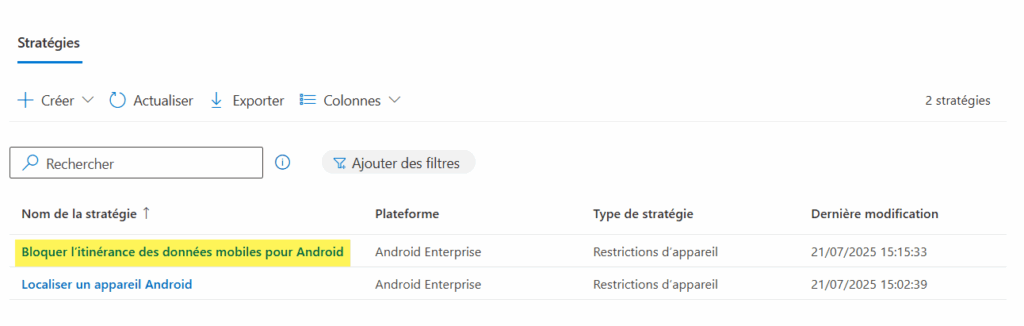 bloquer l’itinérance des données mobiles avec Microsoft Intune_09